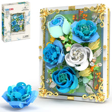 Load image into Gallery viewer, Flowers Toys Building Sets for Adults, Home Office Decor Flower Frame Art Wall Building Toys, Christmas, Mother&#39;s Day, or Valentine Gifts Idea for Adults and Kids - 651pcs
