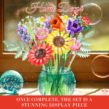 Load image into Gallery viewer, Wildflower Flowers Bouquet Building Set, Sunflower Flower Botanical Collection Building Toys for Adults And Kids, Home Decor Gift for Mother&#39;s Day, Valentine Day, Birthday, Christmas Day - 976PCS
