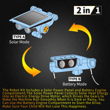 Load image into Gallery viewer, 12-in-1 Solar Robot, Blue, 2024 New
