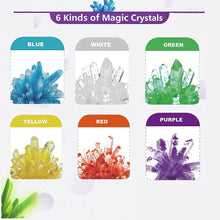 Load image into Gallery viewer, Crystal Growing Kit, Grow 6 Vibrant Crystals
