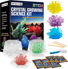 Load image into Gallery viewer, Crystal Growing Kit, Grow 6 Vibrant Crystals
