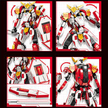 Load image into Gallery viewer, Transforming MECHA Red Building Blocks Set Two Forms Building Deformation
