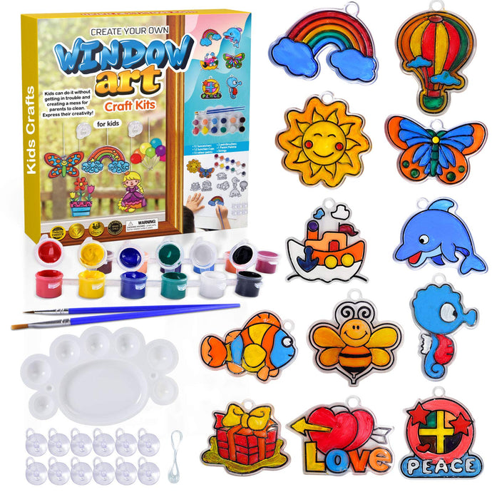 Window Art, Suncatchers Set, 12 Pcs - GP TOYS