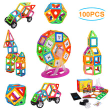 Load image into Gallery viewer, Magnetic Building Blocks, 100 Pcs - GP TOYS
