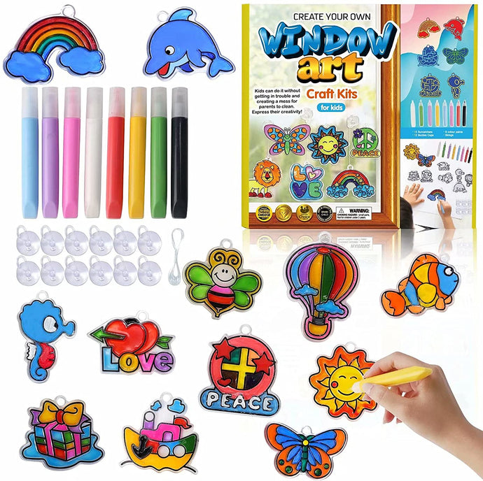 Window Art, Suncatchers Set, 12 pcs - GP TOYS